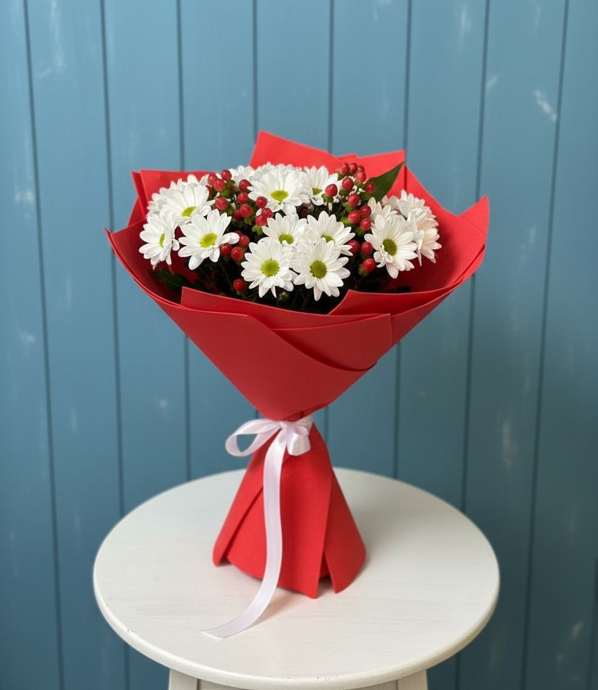 Букет цветов из: Хризантемы в Солдато-Александровском