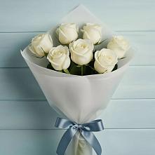Букет 7 Белых роз Эдлесс Лав #REPLACE_PRED# Солдато-Александровском