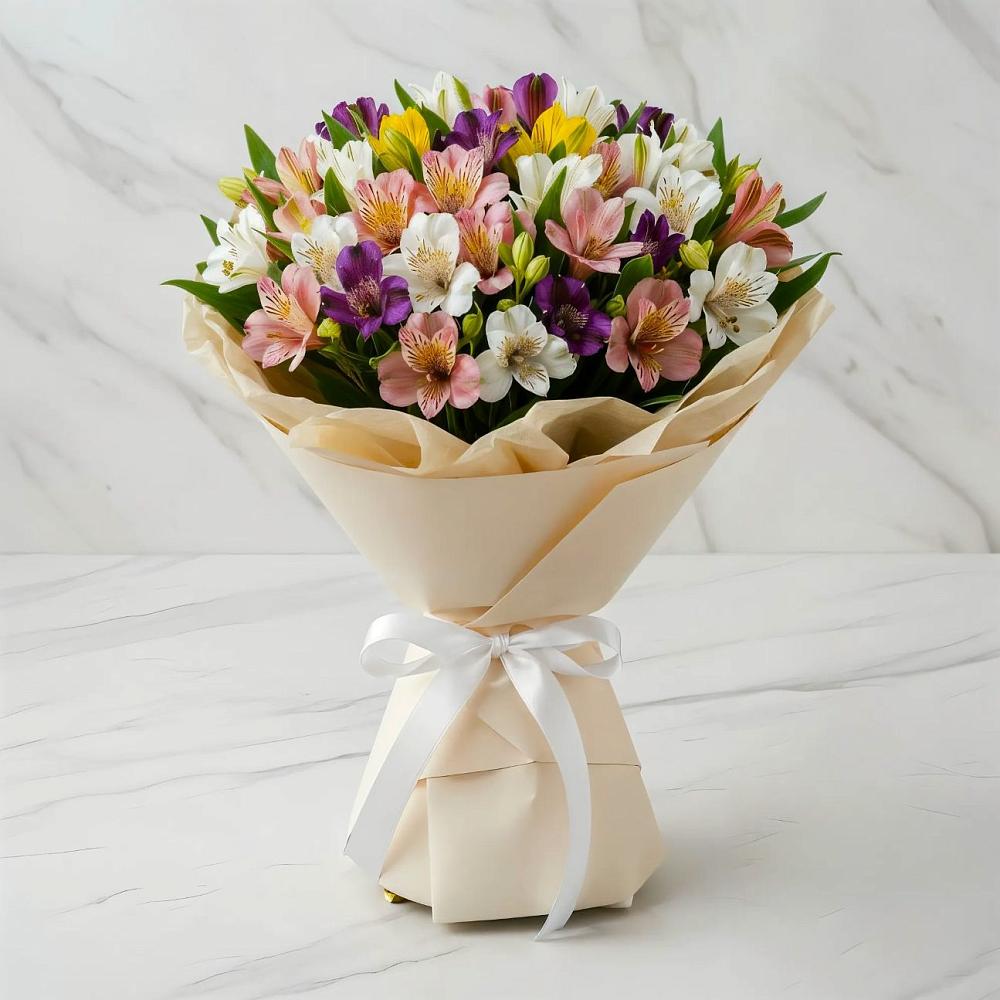 Букет цветов из: Альстромерии в Солдато-Александровском