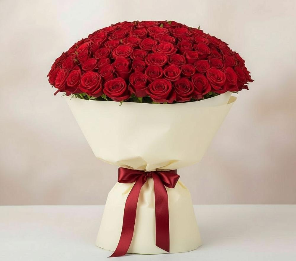 Букет 101 Красная роза Милано в Солдато-Александровском