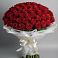 Букет 101 Красная роза Блэк Мэджик в Солдато-Александровском