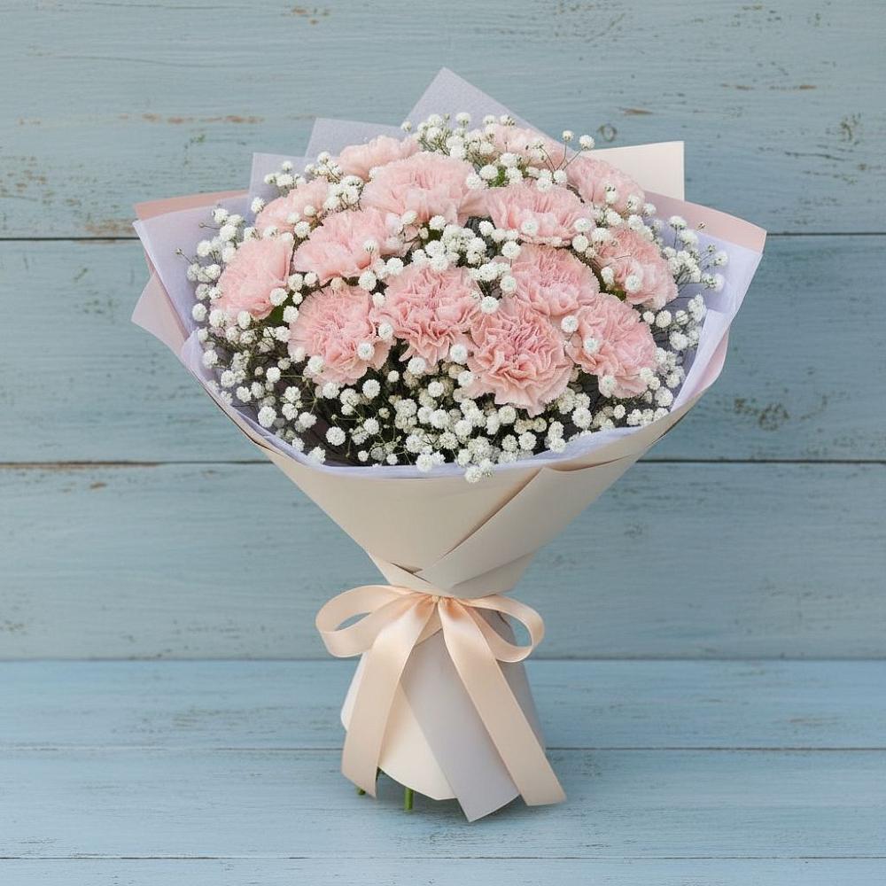 Букет цветов из: Гвоздики в Солдато-Александровском