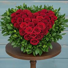 Цветочная композиция из Розы в виде сердца в Солдато-Александровском