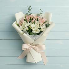 Букет цветов из:  Альстромерии в Солдато-Александровском