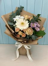 Букет цветов из:  Герберы и Хризантемы в Солдато-Александровском