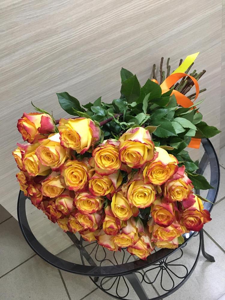 Букет Желтые розы в Солдато-Александровском