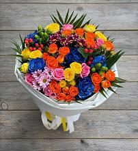 Букет цветов из:  Розы и Хризантемы #REPLACE_PRED# Солдато-Александровском