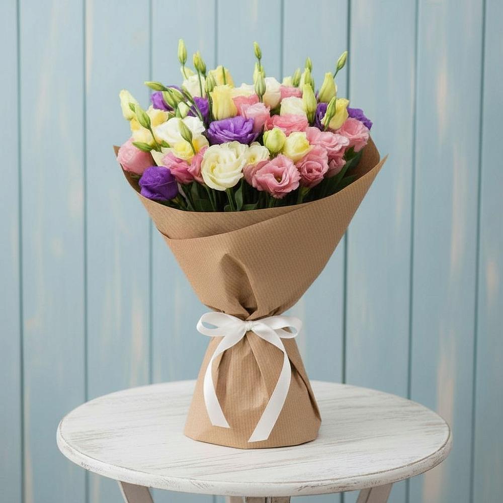 Букет цветов из: Лизиантусы в Солдато-Александровском