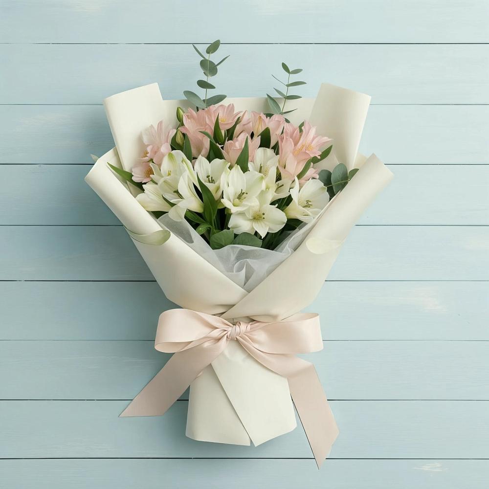 Букет цветов из: Альстромерии в Солдато-Александровском