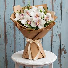 Букет цветов из:  Орхидеи и Розы в Солдато-Александровском