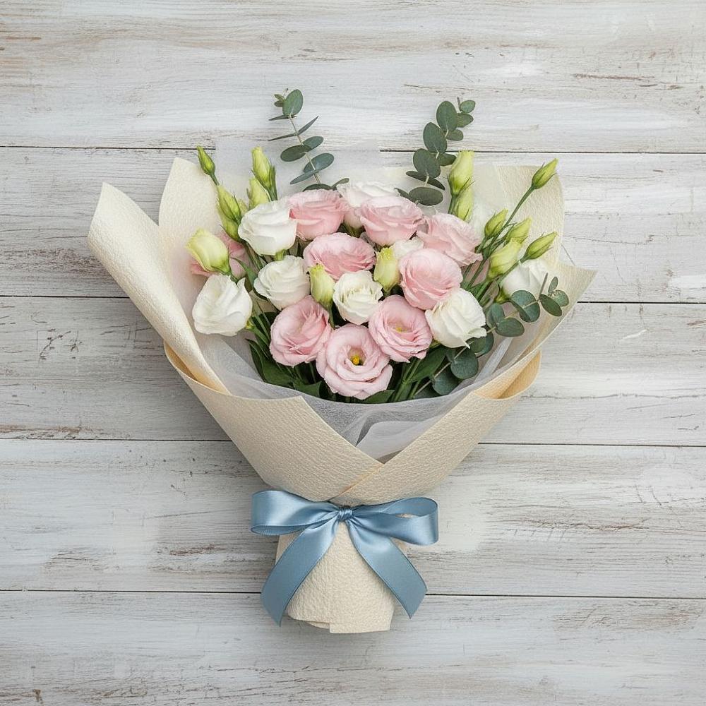 Букет цветов из: Лизиантусы в Солдато-Александровском